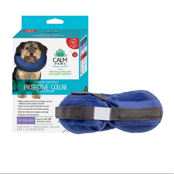 New Calm Paws Behavior Support™ Protective Inflatable Pet Collar Size Small - Picture 3 of 8